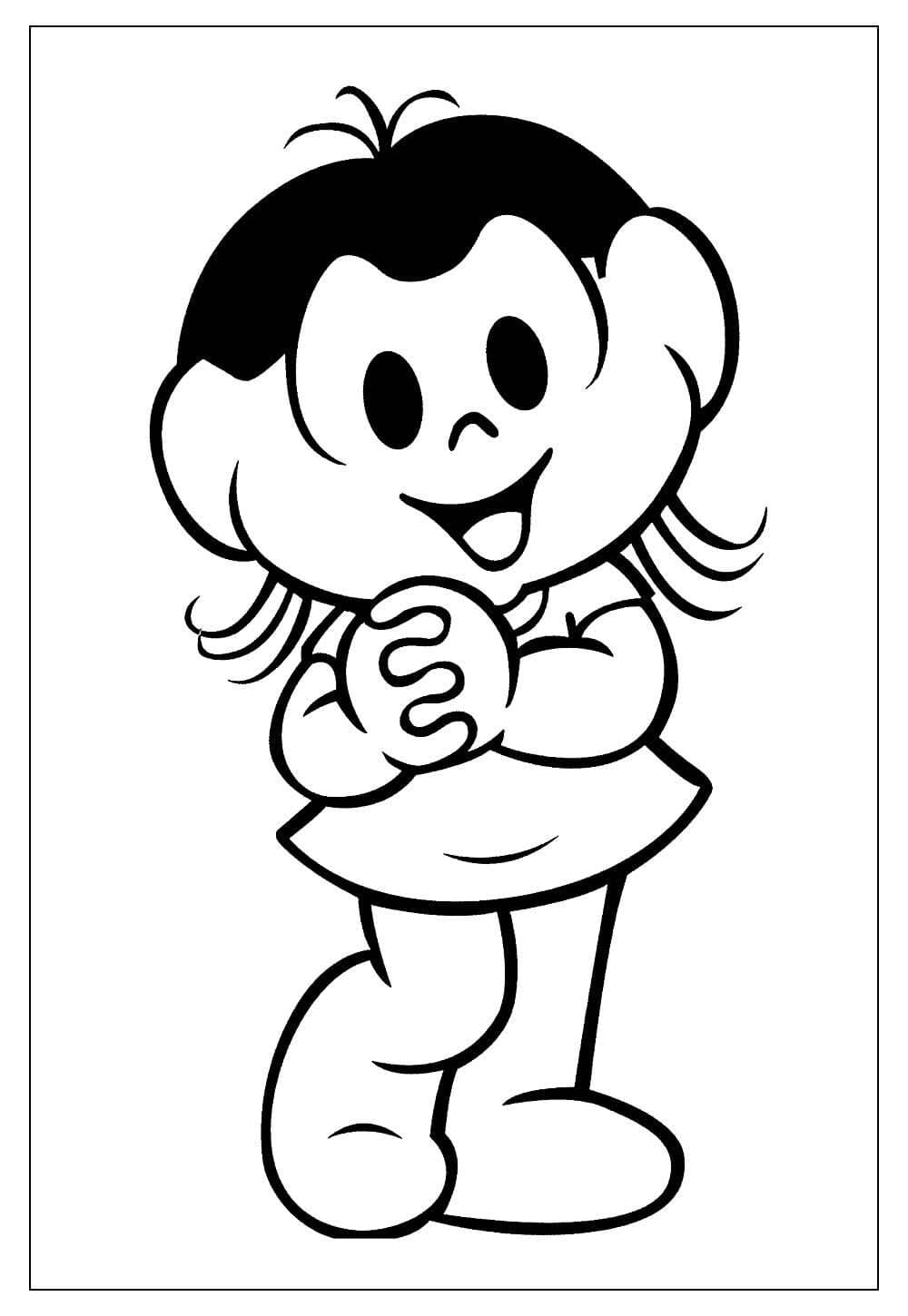 Desenho de Magali Fofa para Colorir e Pintar