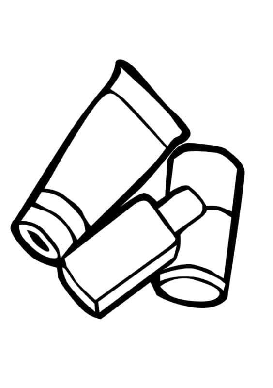 Desenho de Maquiagem 4 para Colorir e Pintar