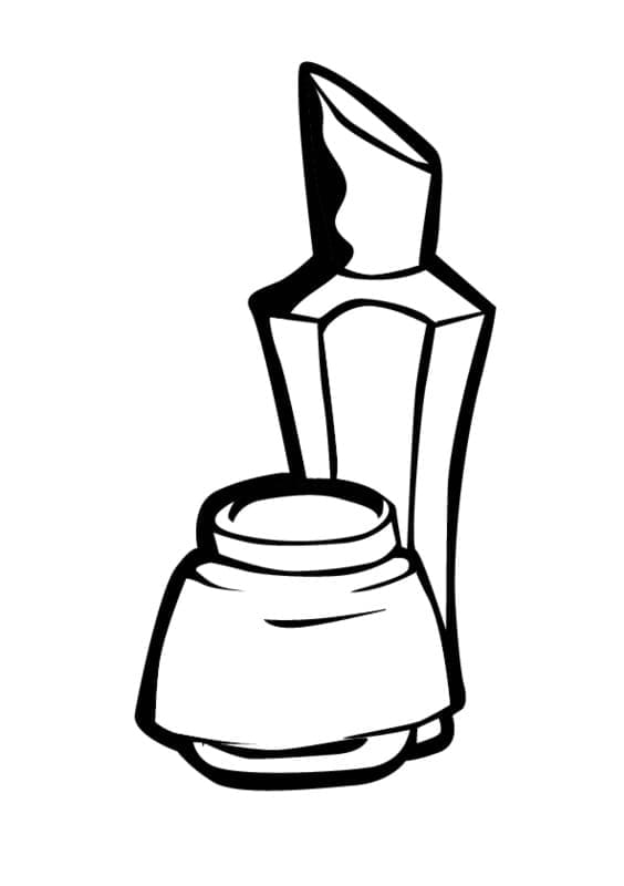 Desenho de Maquiagem para Pintar Grátis