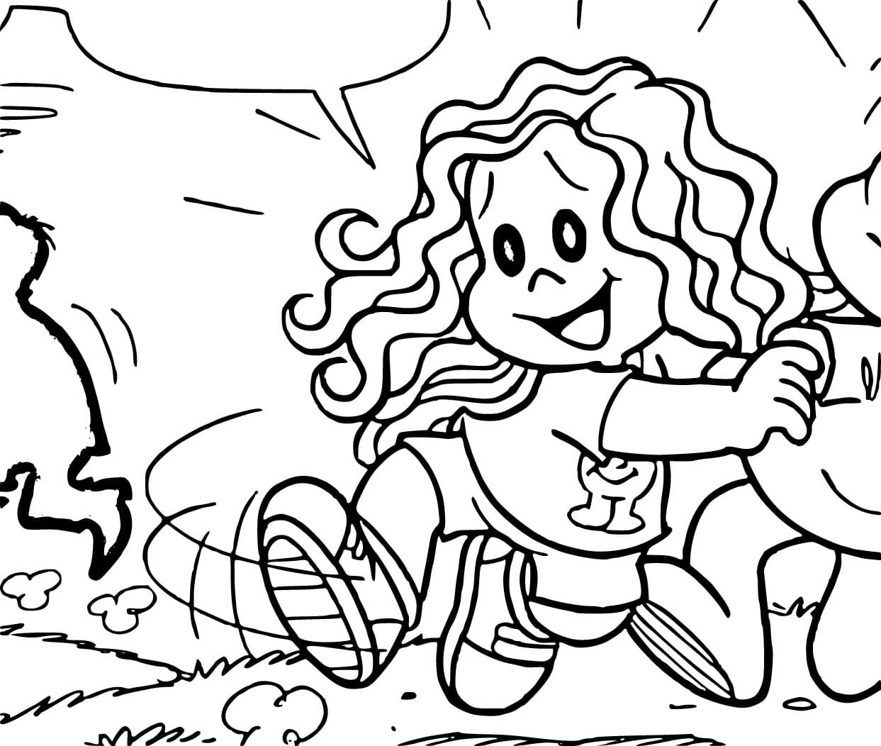 Desenho de Imagem de Marina para Colorir e Pintar