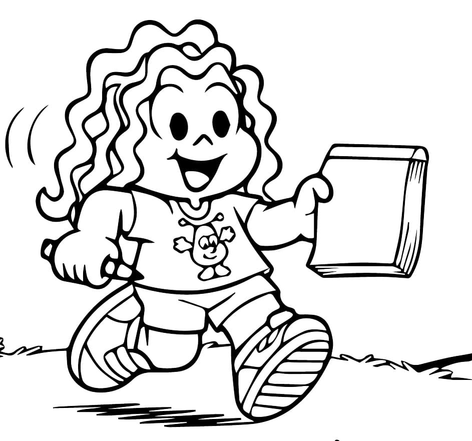 Desenho de Marina Turma da Monica Grátis para Colorir e Pintar