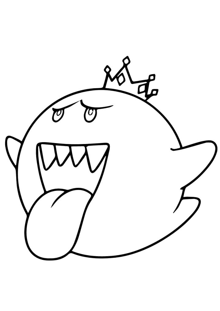 Desenho de King Boo para Colorir e Pintar