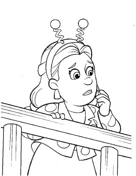 Desenho de Mayor Goodway Patrulhá Canina para Colorir Giz de Cera e Pintar