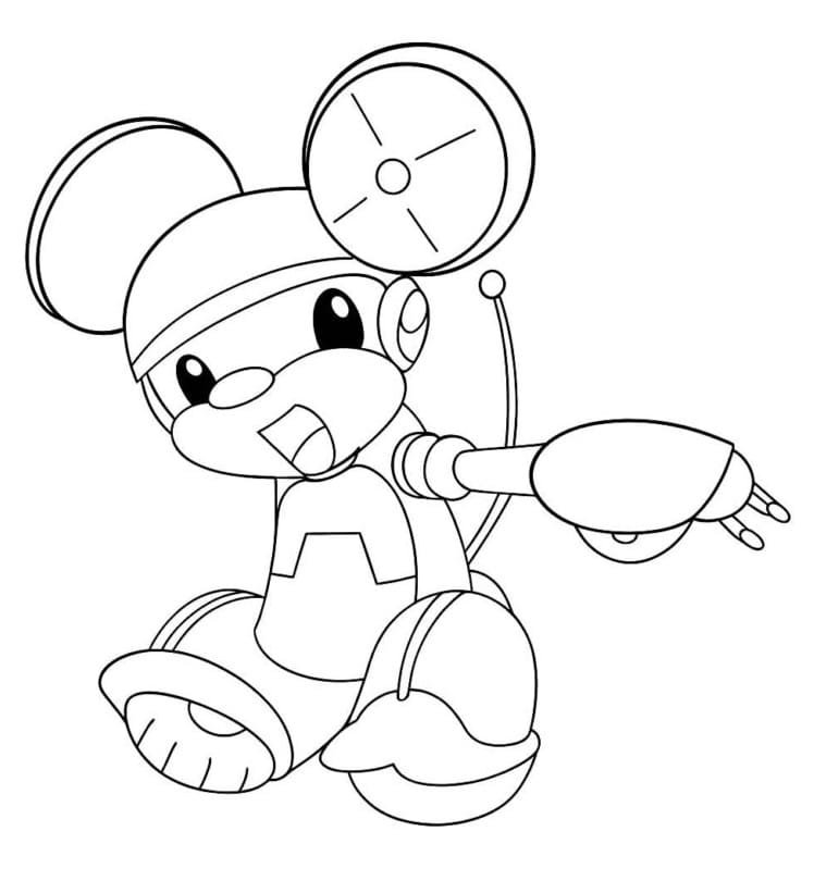 Desenho de Imagem de Mecanimais para Colorir