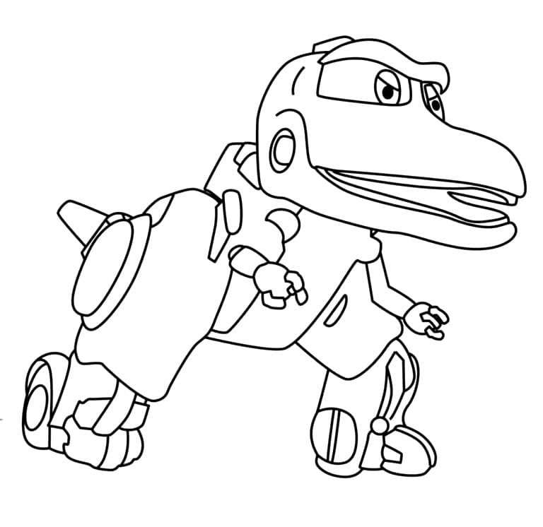 Desenho de Mecanimais Imprimivel para Crianças para Colorir