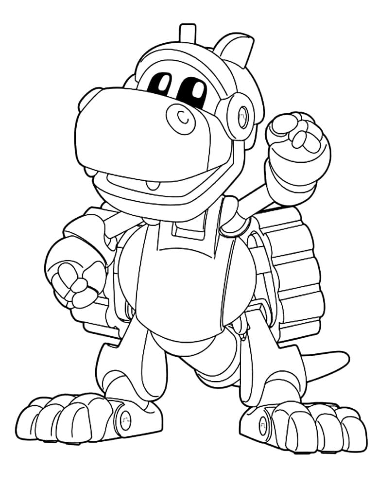 Mecanimais para Colorir