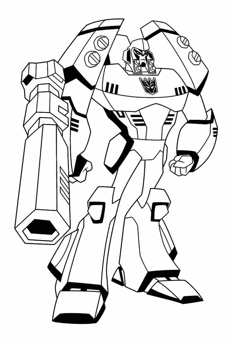 Desenho de Megatron Transformers para Colorir Baixar e Pintar