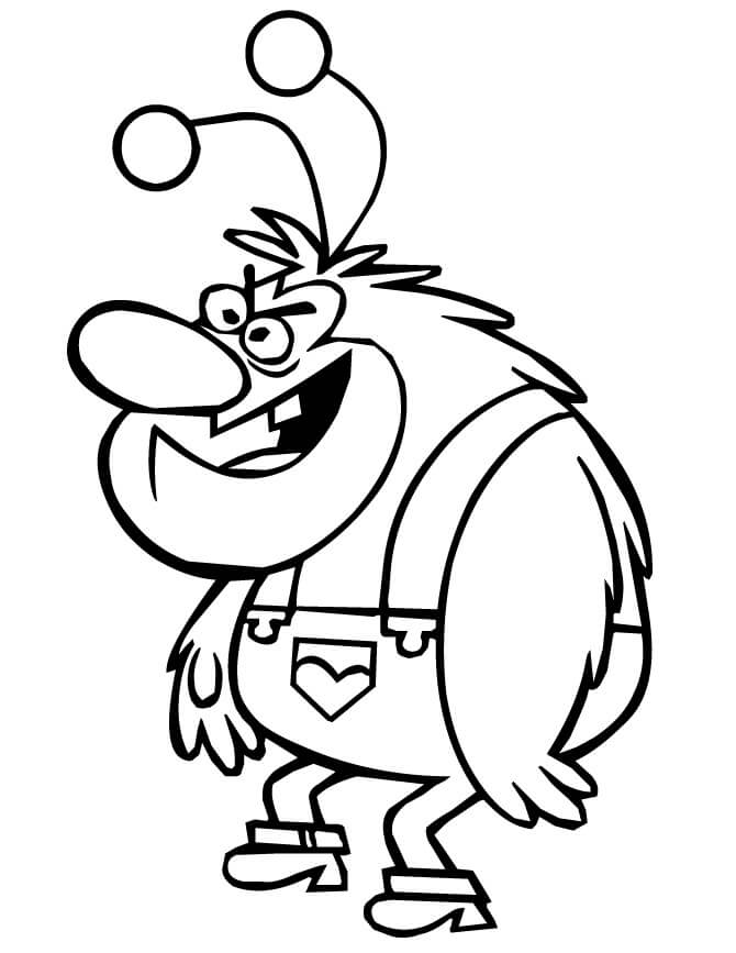 Desenho de Fuzzy Confusão para Colorir e Pintar