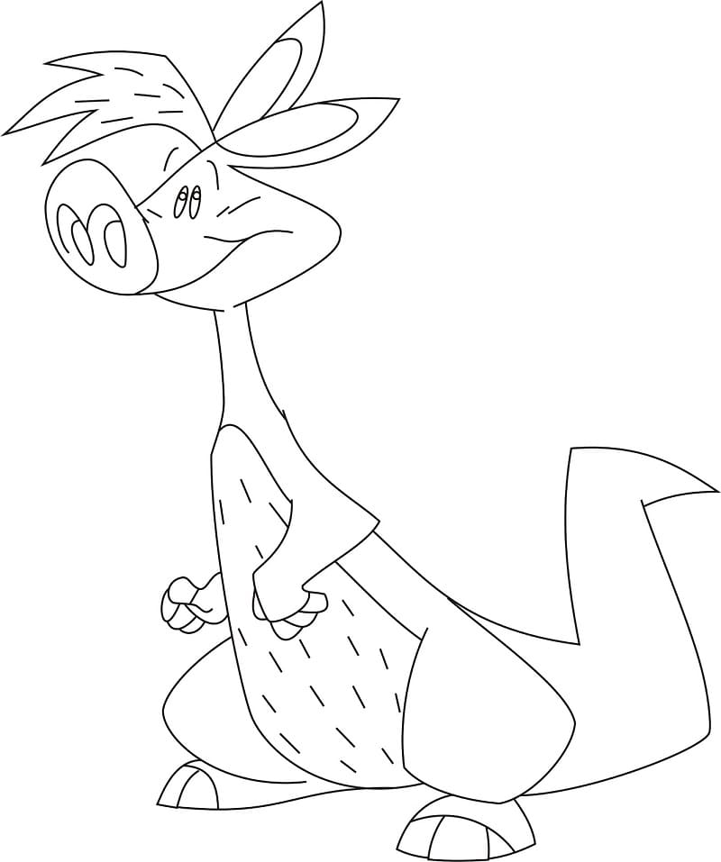 Desenho Bongo de Meu Amigaozao para Colorir e Pintar