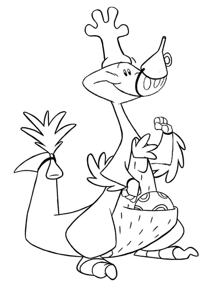 Desenho Bongo Meu Amigaozao para Colorir e Pintar