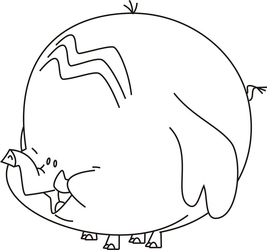 Desenho Golias de Meu Amigaozao para Colorir e Pintar