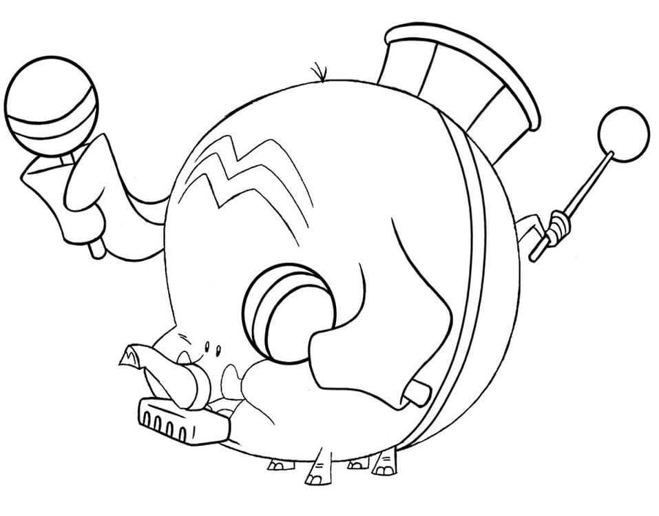 Desenho Golias Meu Amigaozao para Colorir e Pintar