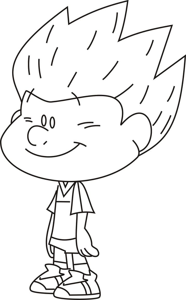 Desenho Matt de Meu Amigaozao para Colorir e Pintar