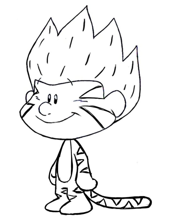 Desenho Matt Meu Amigaozao para Colorir e Pintar