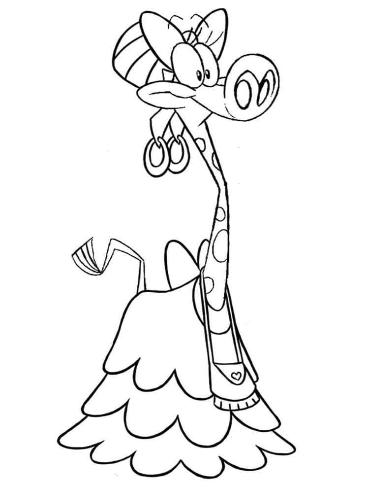 Desenho Nessa Meu Amigaozao para Colorir e Pintar