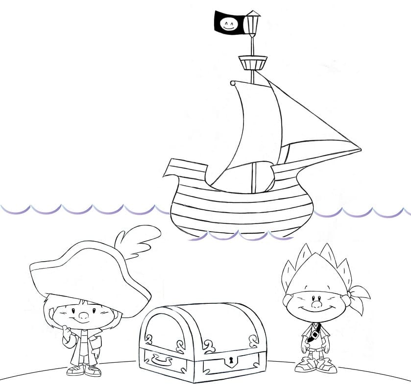 Desenho Yuri e Matt para Colorir e Pintar