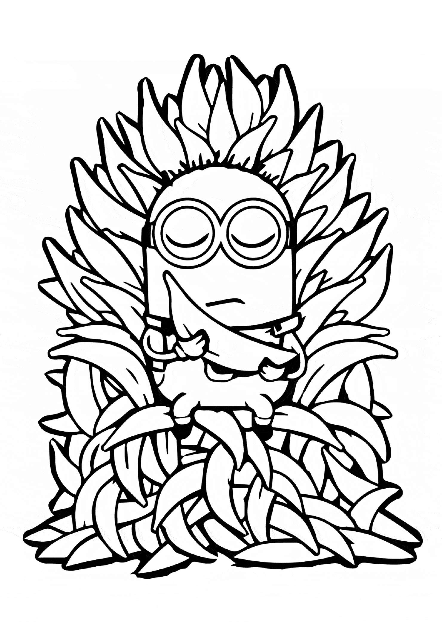 Desenho de Meu Malvado Favorito Pdf para Colorir e Pintar