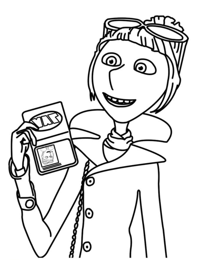 Desenho Lucy de Meu Malvado Favorito para Colorir e Pintar