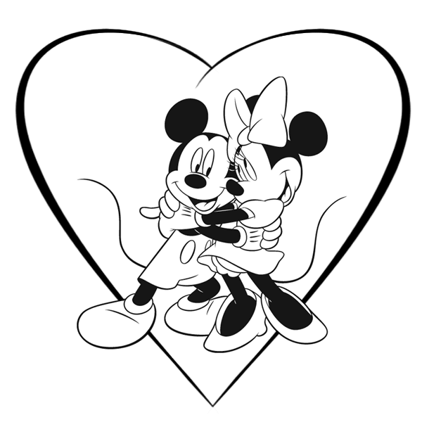 Desenho de Mickey Mouse para Colorir com Tinta Guache Imprimivel e Pintar