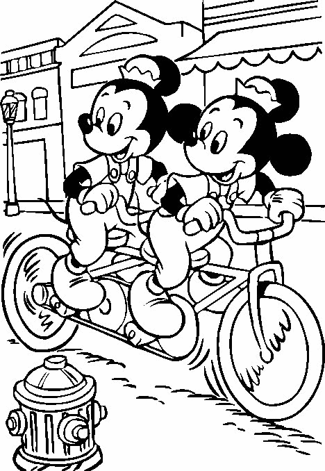 Desenho de Mickey Mouse para Colorir Online Download e Pintar