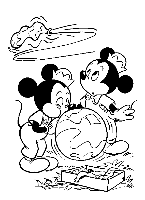 Desenho Mickey Colorir Imprimir 35 e Pintar