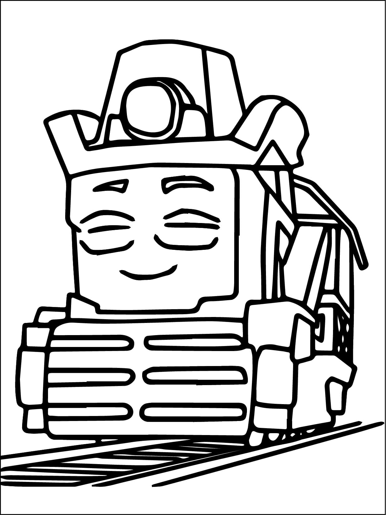 Desenho de Faye Mighty Express para Colorir e Pintar