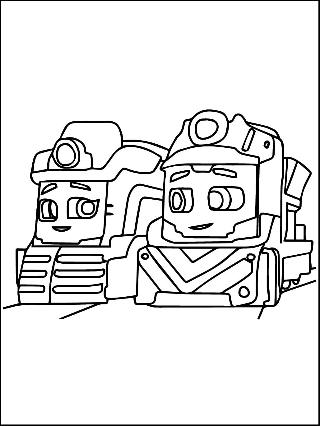 Desenho de Grátis Mighty Express para Crianças para Colorir e Pintar