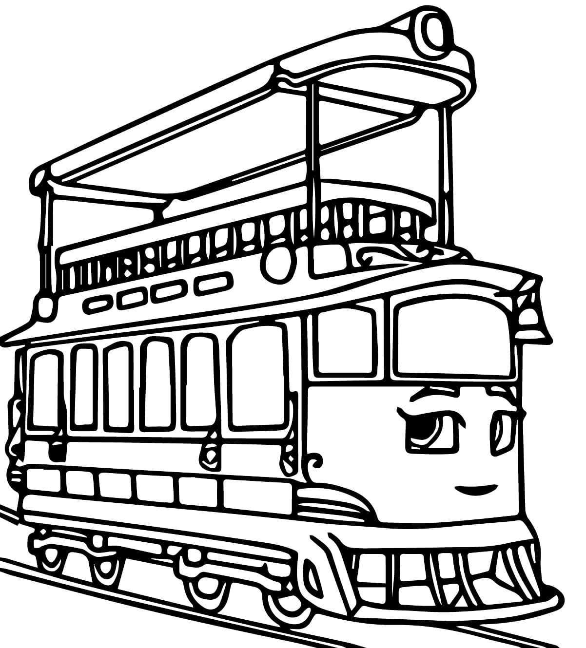 Desenho de Penny Mighty Express para Colorir e Pintar