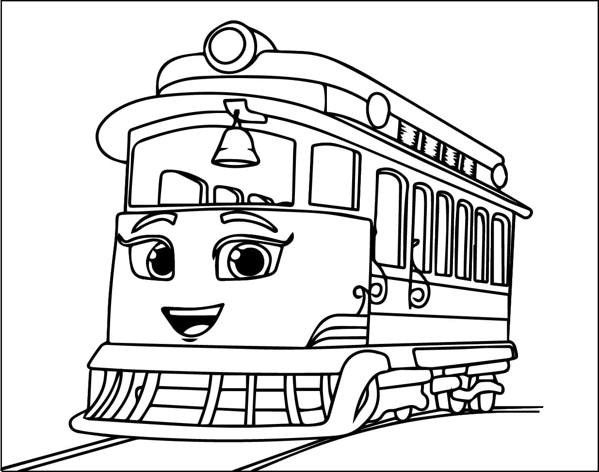Desenho de Penny de Mighty Express para Colorir e Pintar