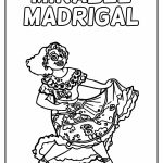 Desenho de Mirabel Madrigal Sê Divertindo Dançando para Colorir 150×150