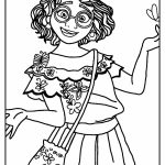 Desenho de Mirabel Madrigal Super Estilosa para Colorir 150×150