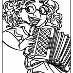 Desenho de Mirabel Madrigal Tocando Sanfona para Colorir 150×150