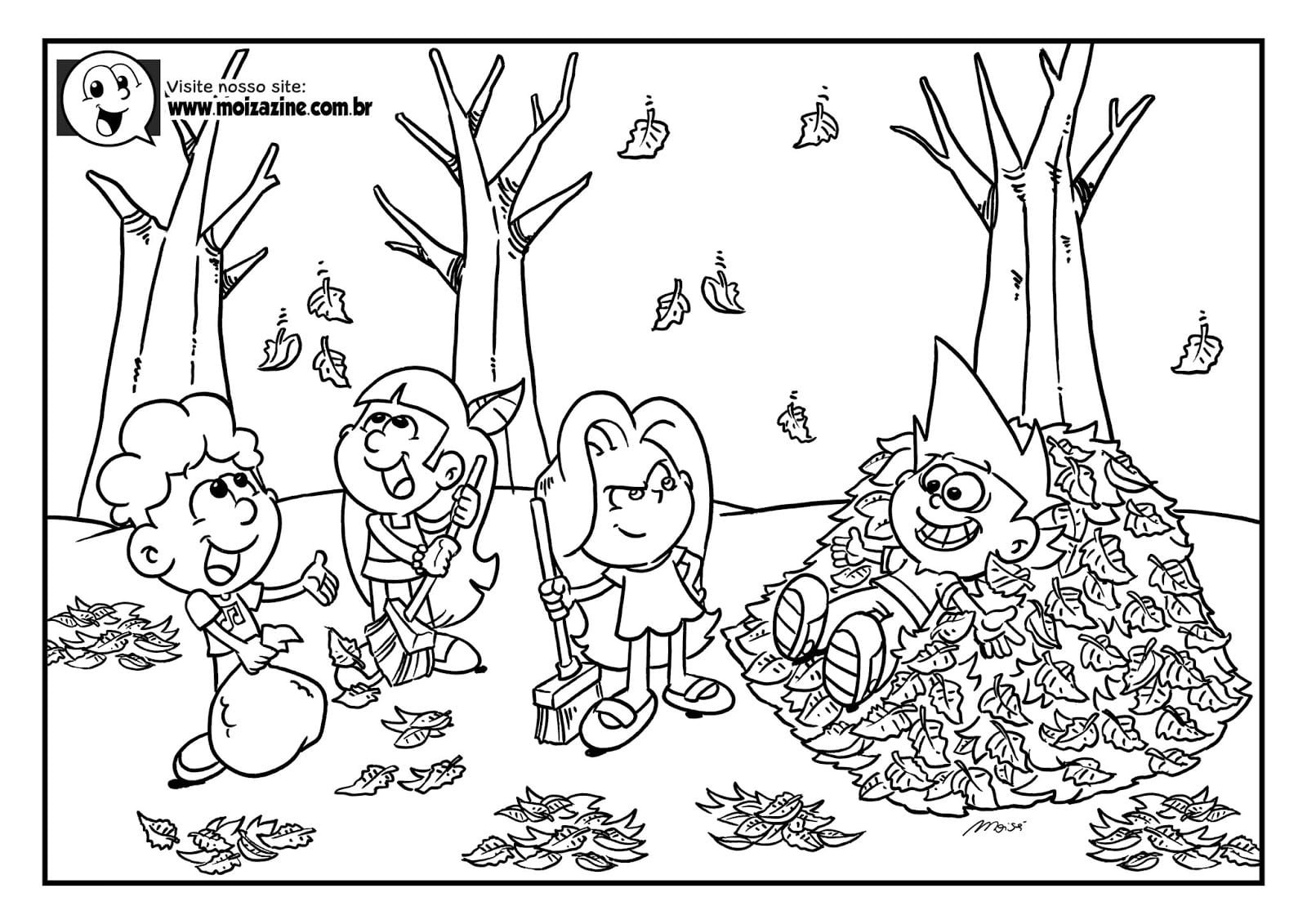 Desenho de Moizazine para Colorir Grátis Pdf e Pintar