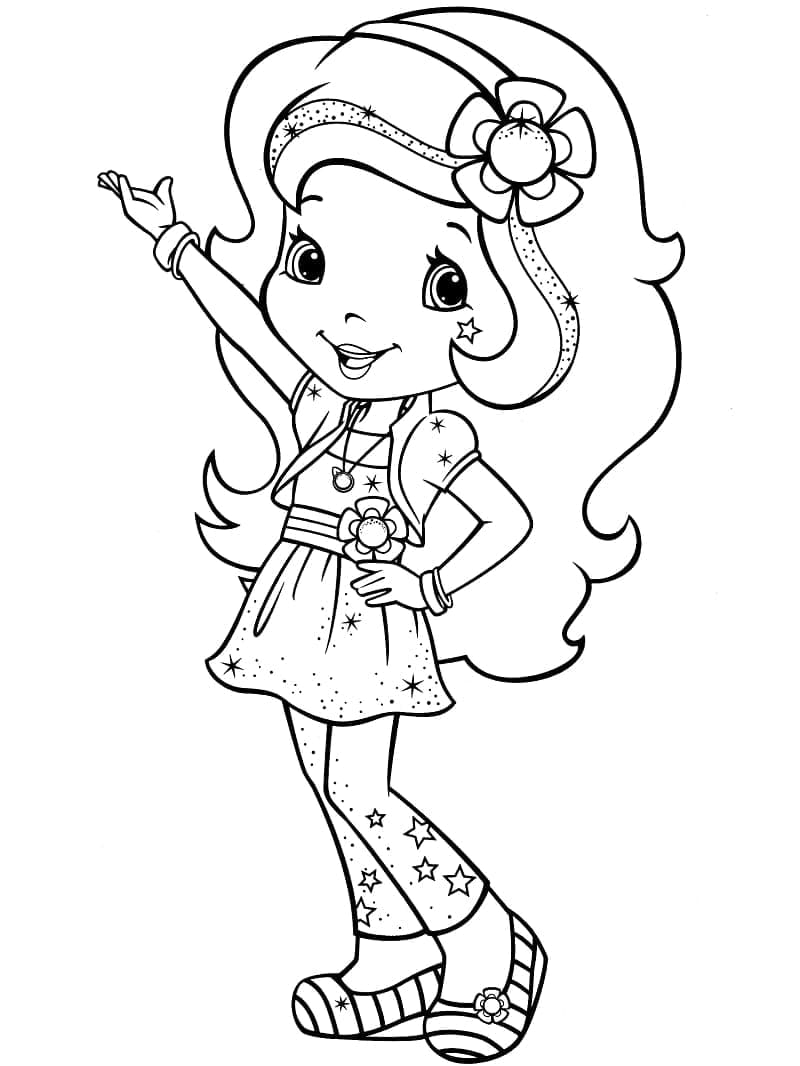 Desenho de Laranjinha para Colorir e Pintar