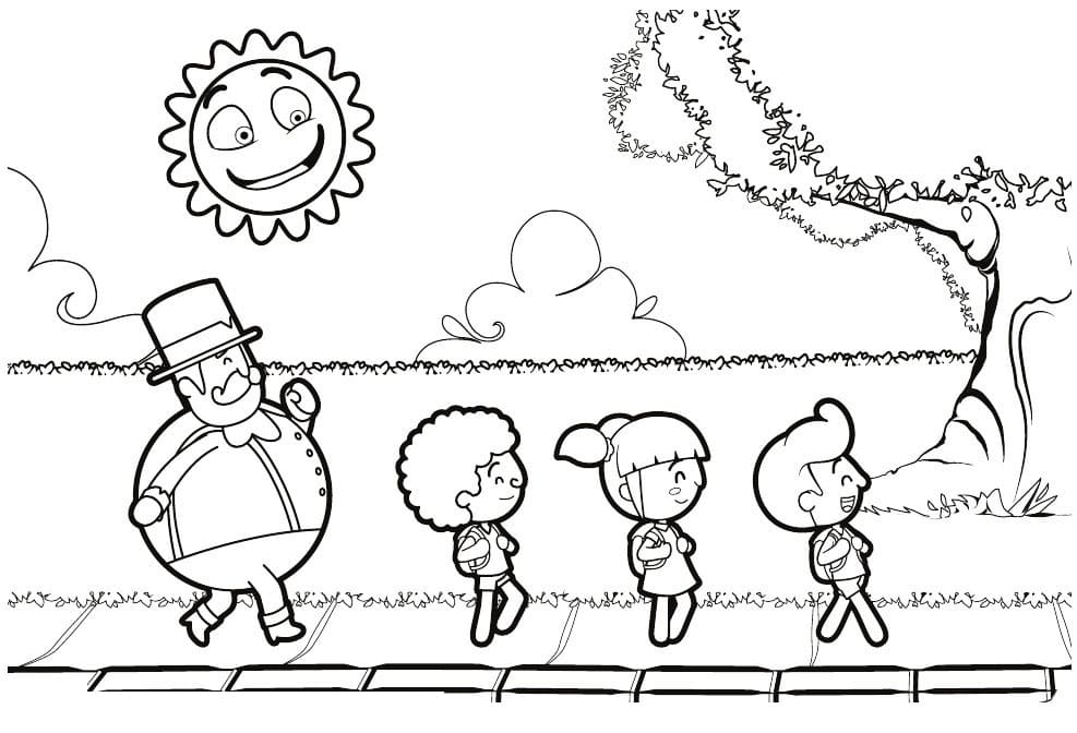 Desenho de Mundo Bita Coleção de Desenhos e Pintar