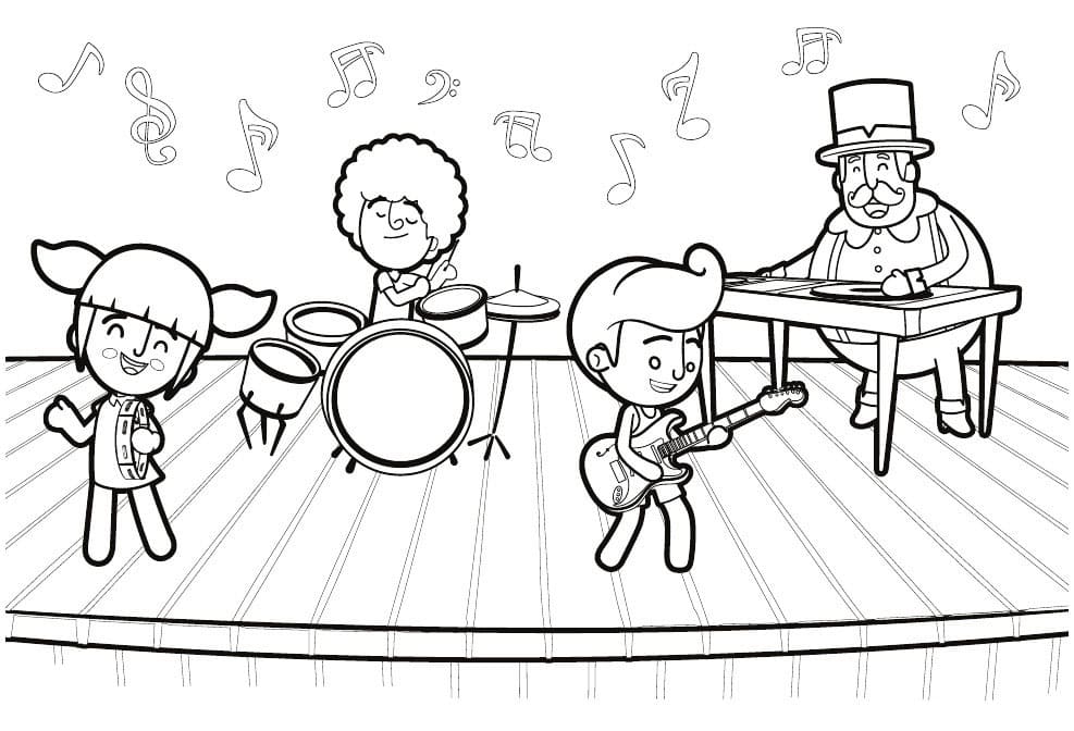 Desenho de Mundo Bita Figuras Grátis e Pintar