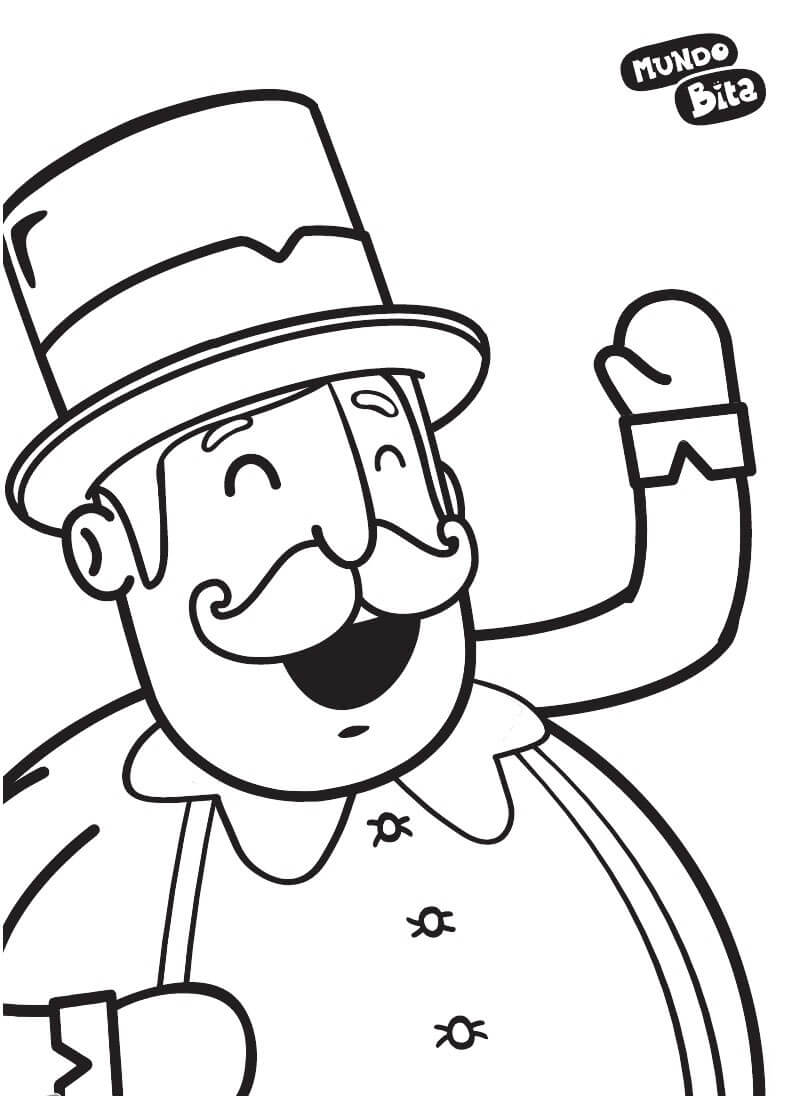 Desenho de Mundo Bita Imagens para Colorir e Pintar