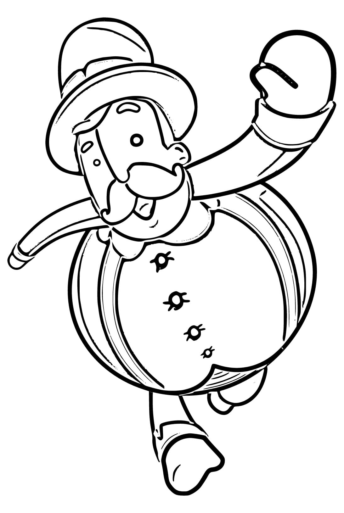 Desenho de Mundo Bita para Crianças para Colorir e Pintar