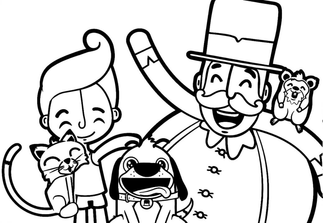 Desenho de Mundo Bita para Imprimir Pdf e Pintar