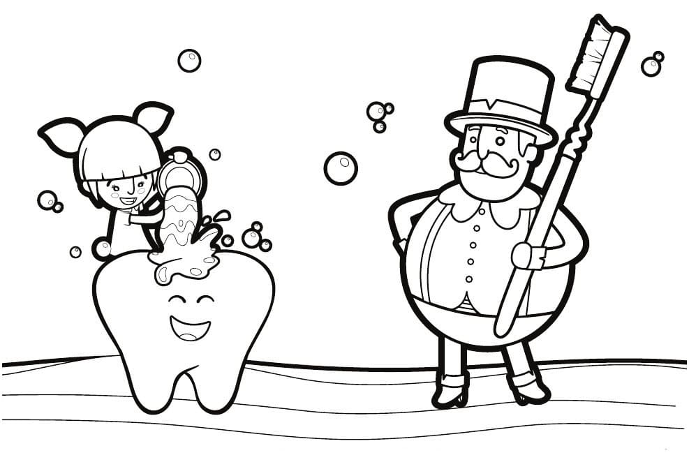 Desenho de Mundo Bita para Pintar Grátis