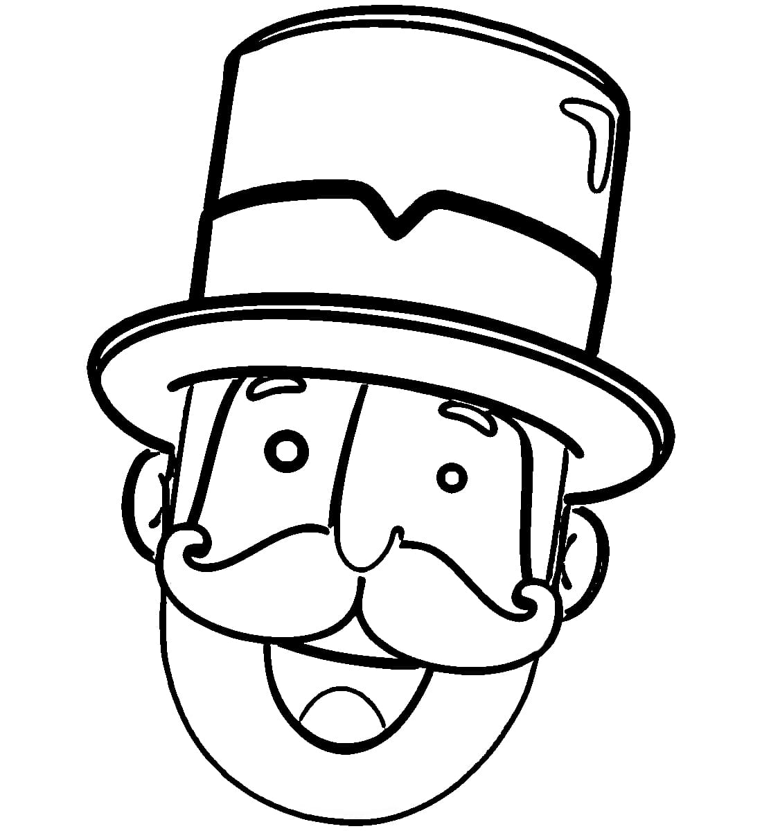 Desenho de Rosto do Mundo Bita para Colorir e Pintar