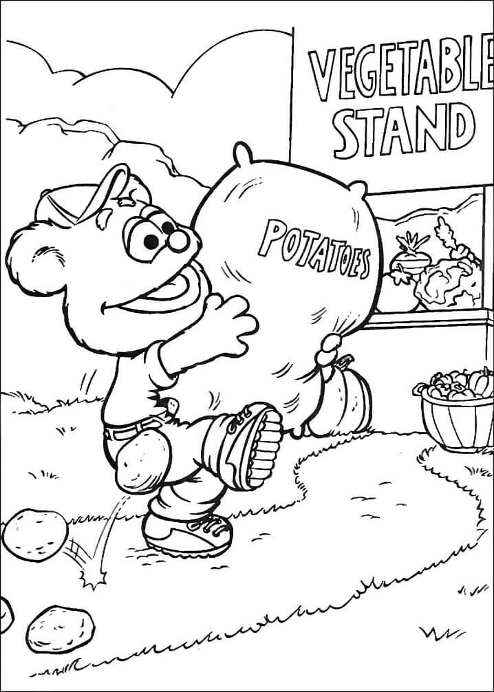 Desenho Bebê Fozzie para Colorir e Pintar