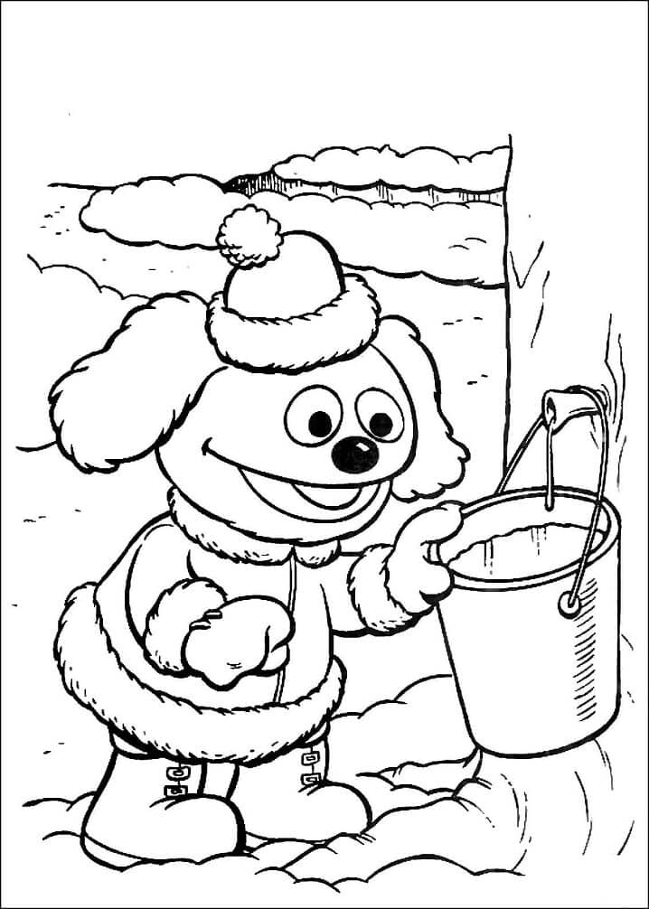 Desenho Bebê Rowlf para Colorir e Pintar