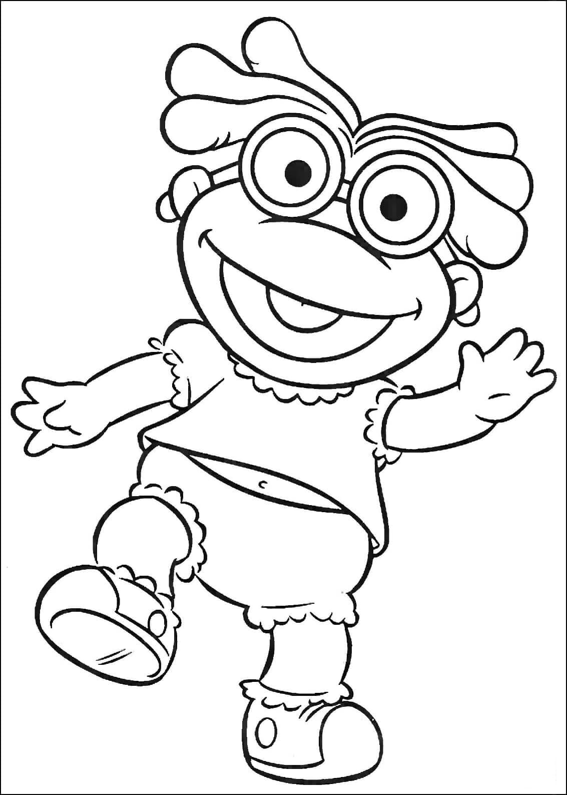 Desenho Bebê Skeeter para Colorir e Pintar