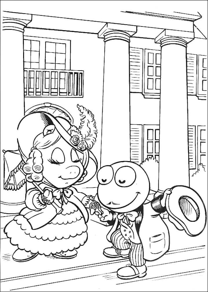 Desenho de Muppet Babies para Colorir Grátis e Pintar