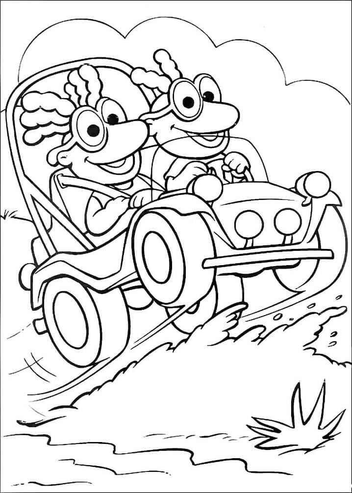 Desenho de Muppet Babies para Colorir Online e Pintar