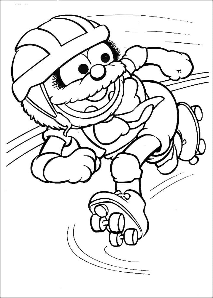 Desenho de Muppet Babies Pdf Grátis e Pintar