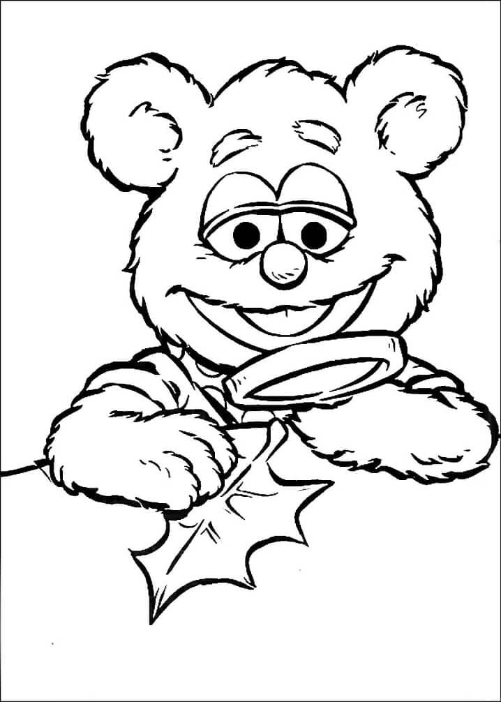 Desenho Pdf de Bebê Fozzie para Colorir e Pintar