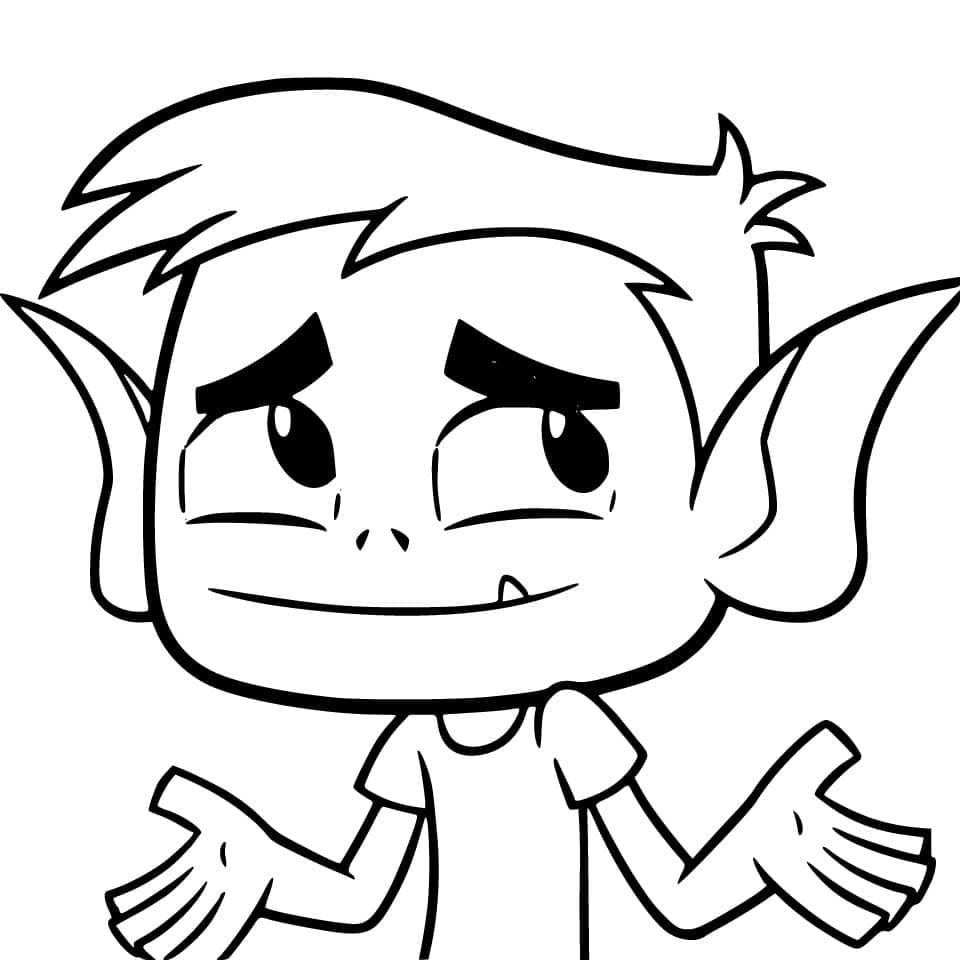 Desenho de Mutano Grátis para Crianças para Colorir e Pintar