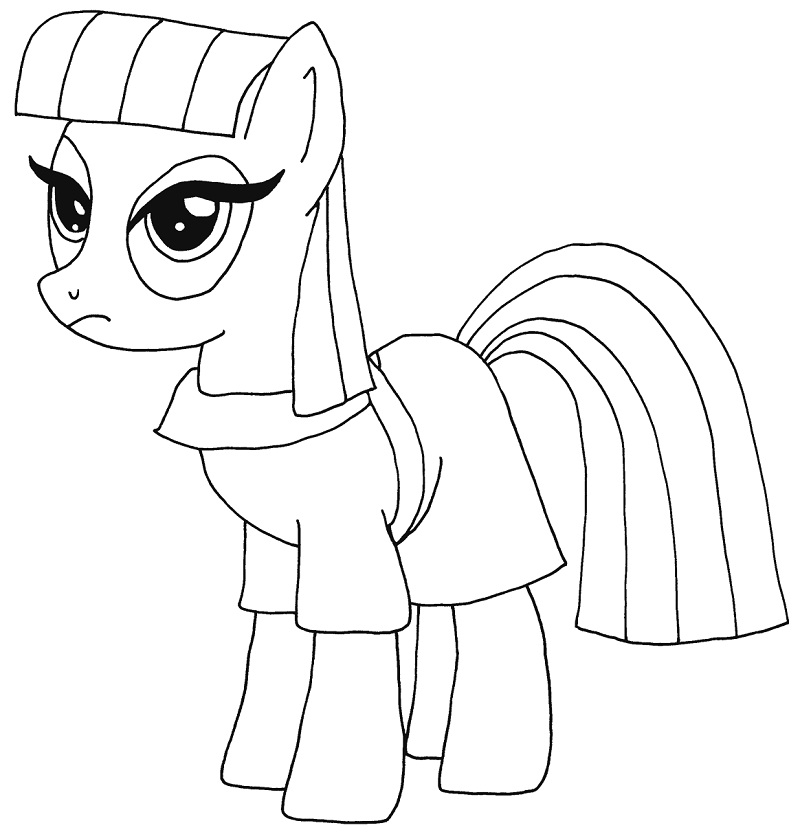 Desenho de My Little Pony para Colorir Online e Pintar